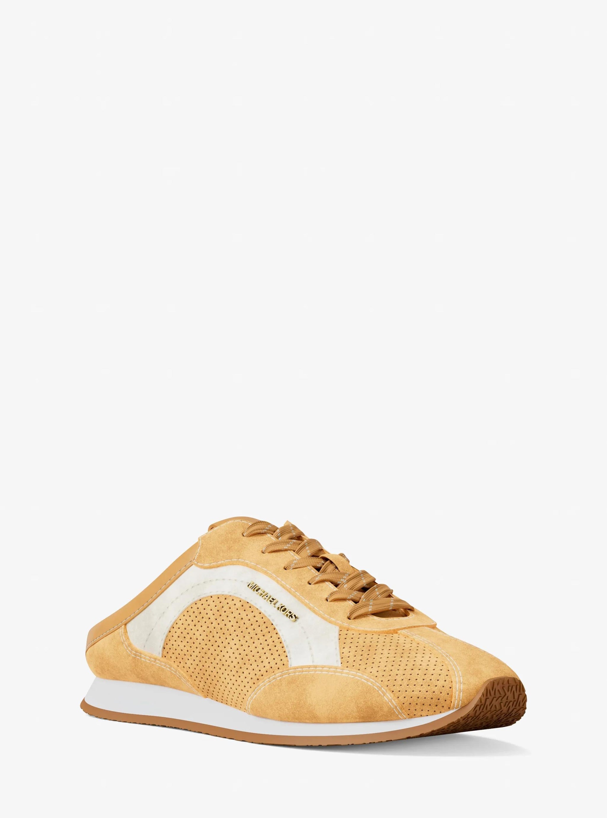 Tenis de gamuza sin cordones