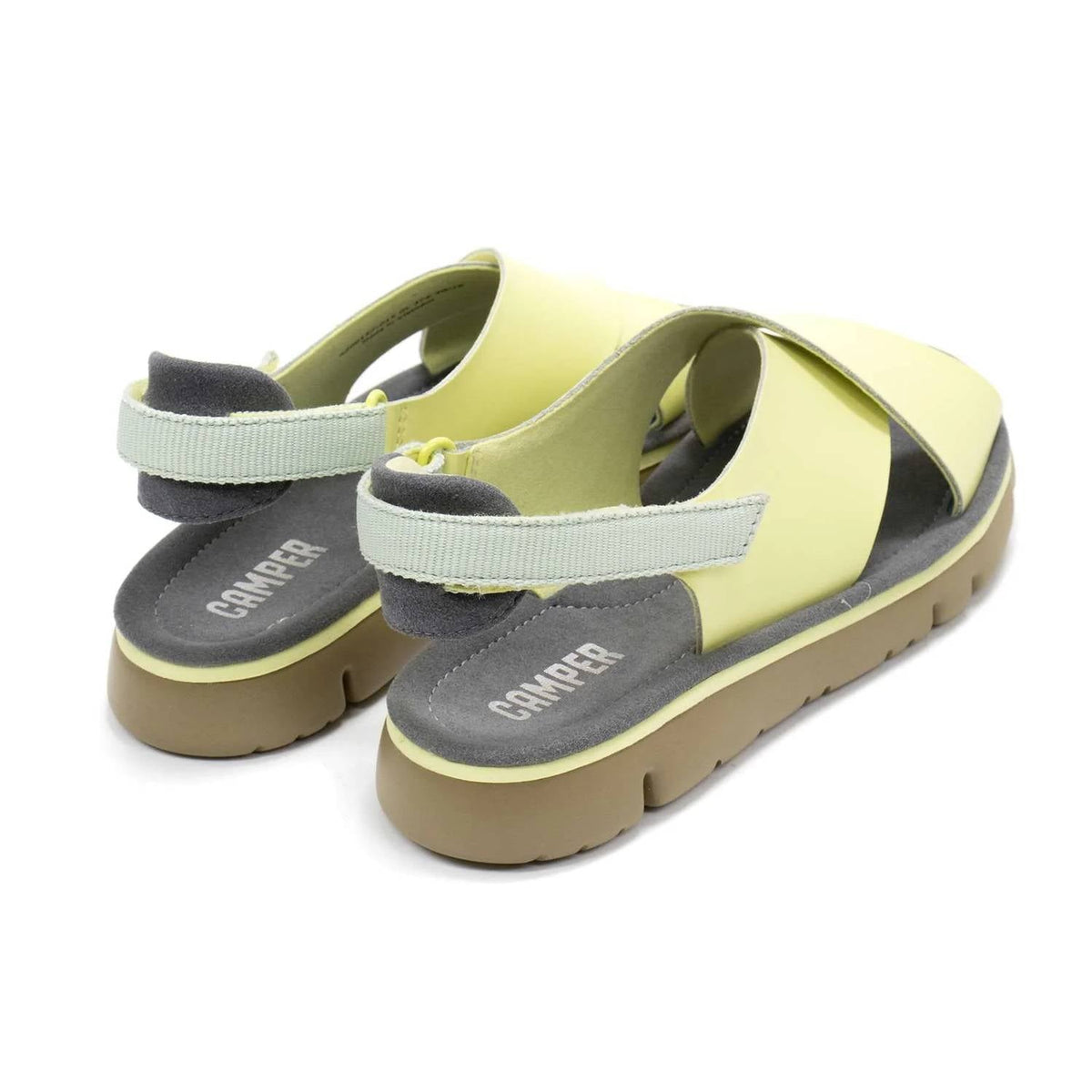 Sandalias de mujer color amarillo