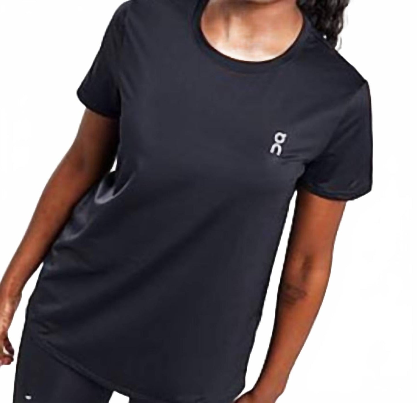 Camiseta de mujer de manga corta color negro