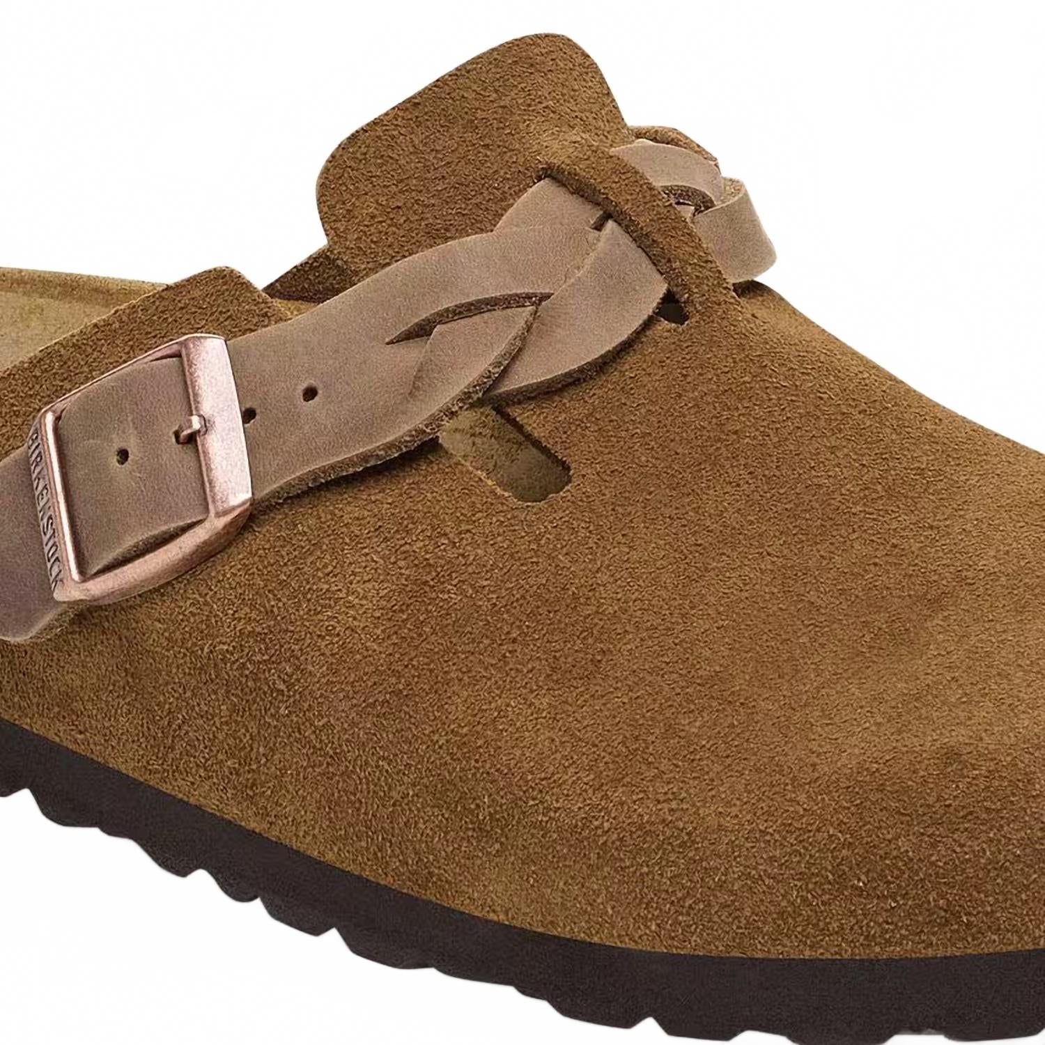 Zuecos de mujer de cuero