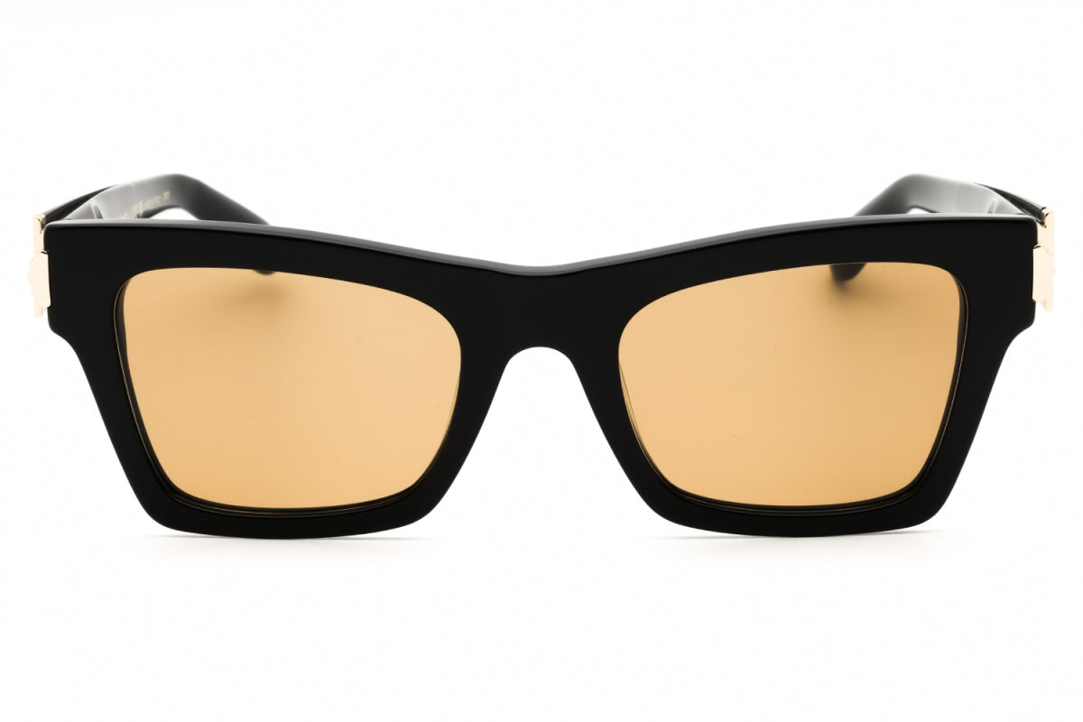 Gafas color negro y café y dorado