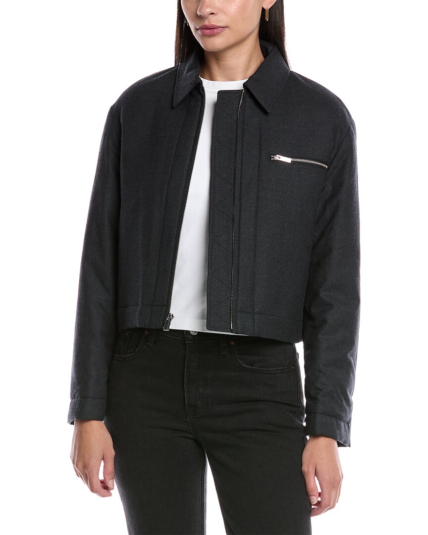 Chaqueta de mezcla de lana