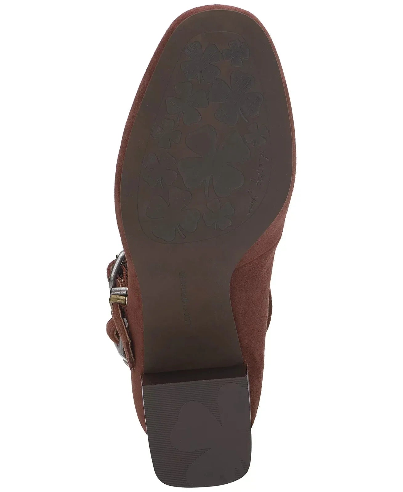 Tacones de mujer de gamuza color café