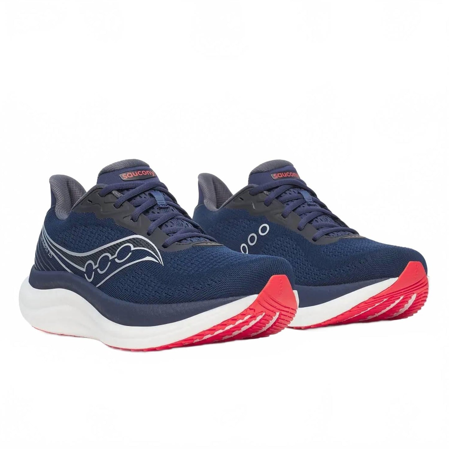 Zapatos de hombre color azul marino y rojo