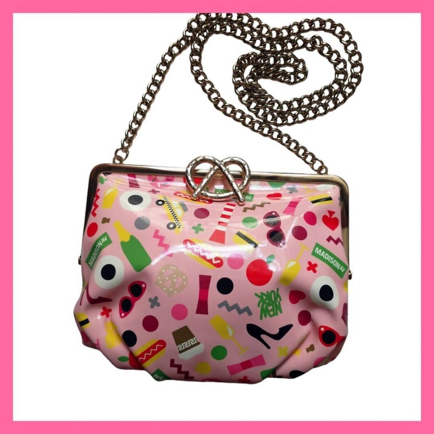 Bolso color rosado