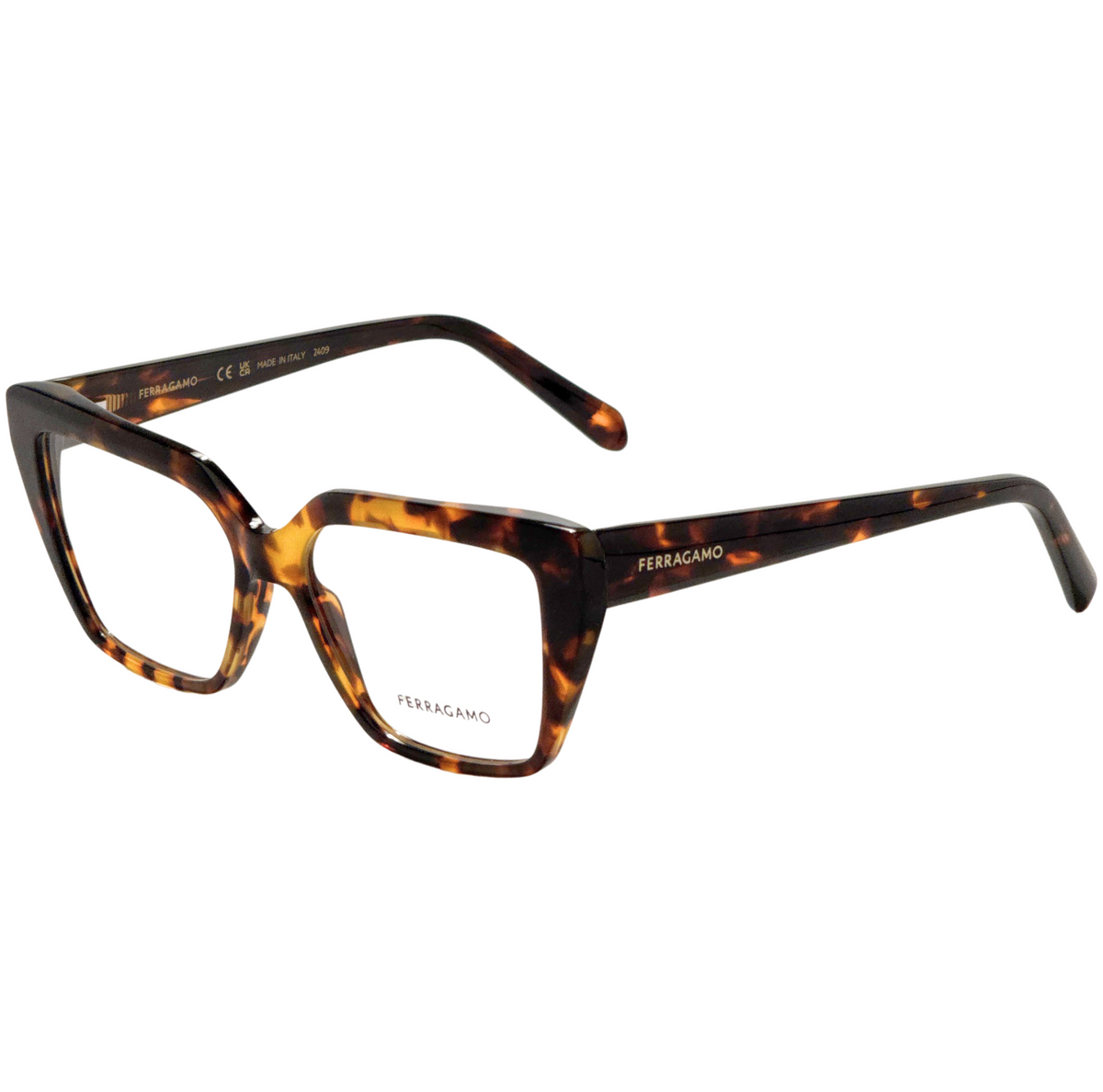 Montura para gafas unisex 53 mm color café