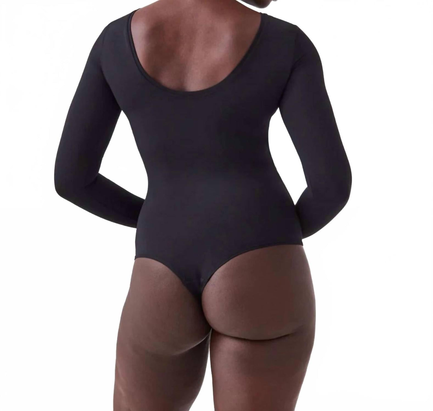Body de manga larga color negro