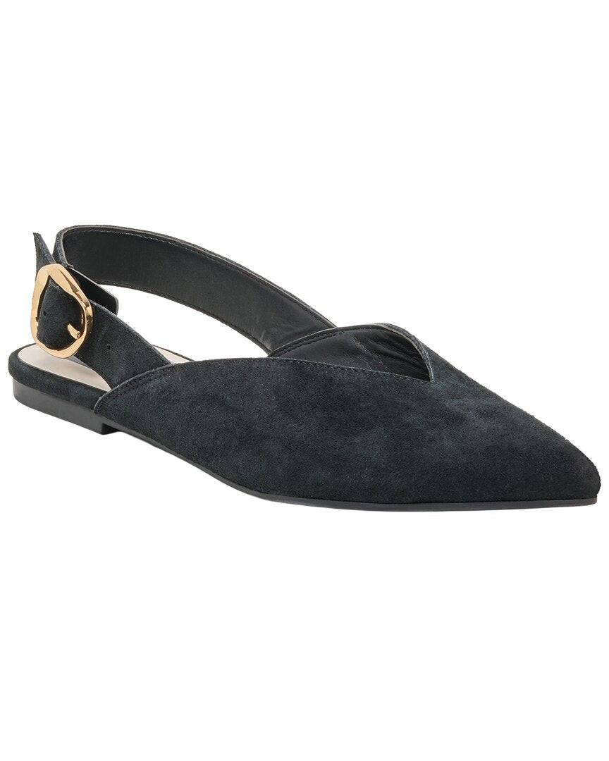 Zapatos planos de gamuza