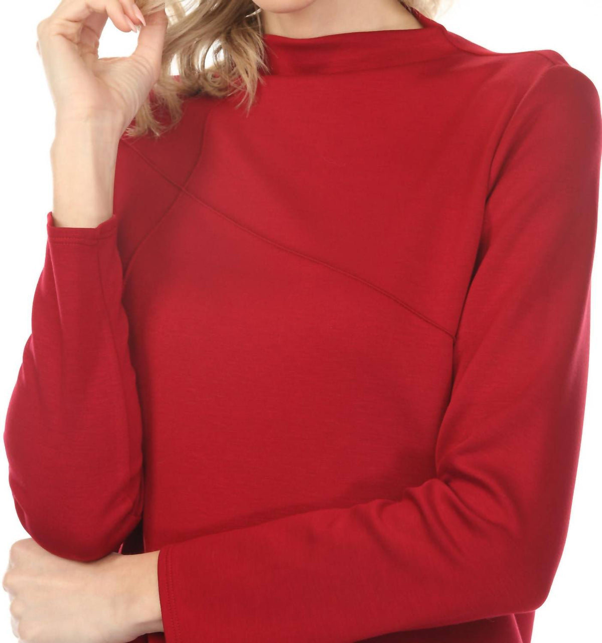 Top con cuello alto