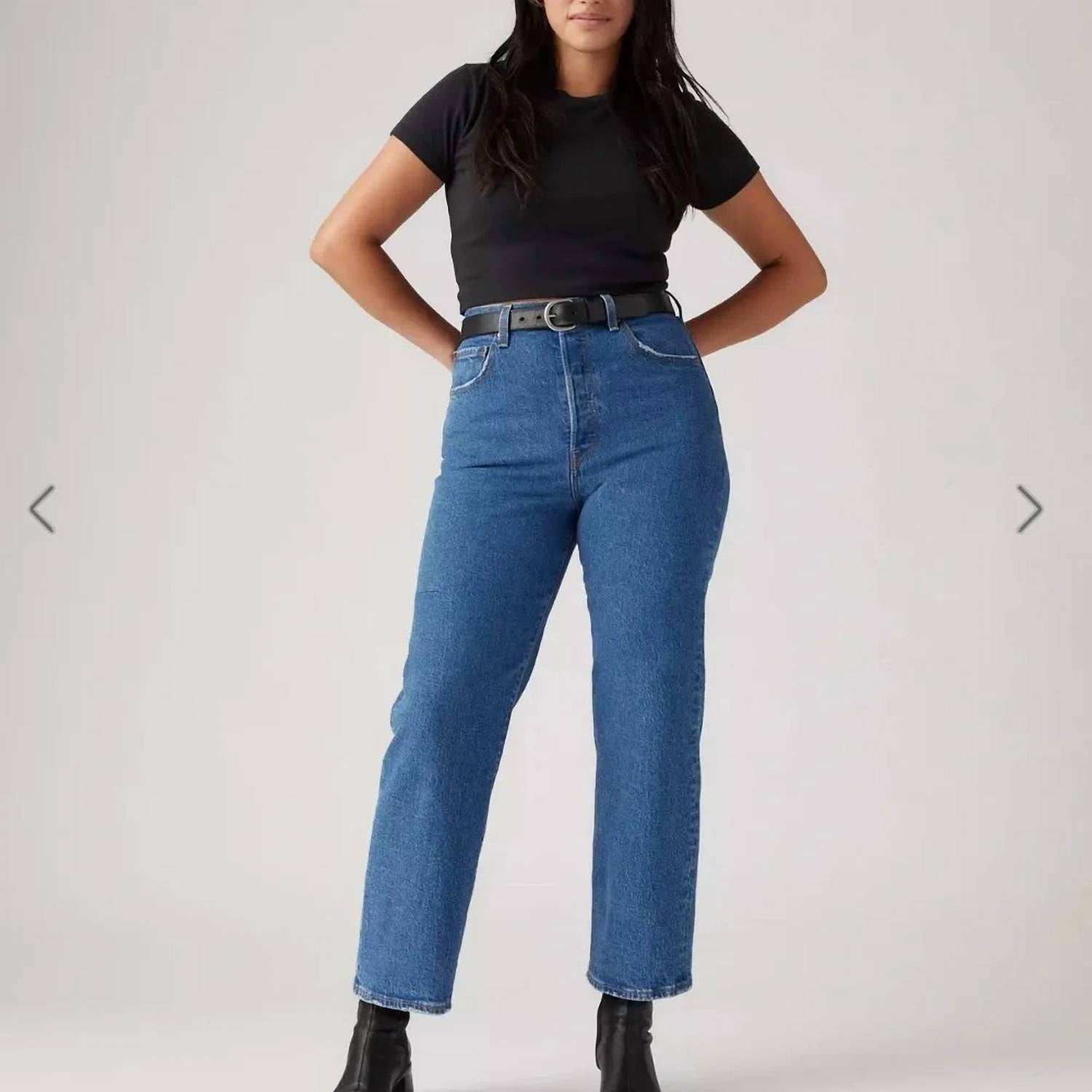 Jean color azul