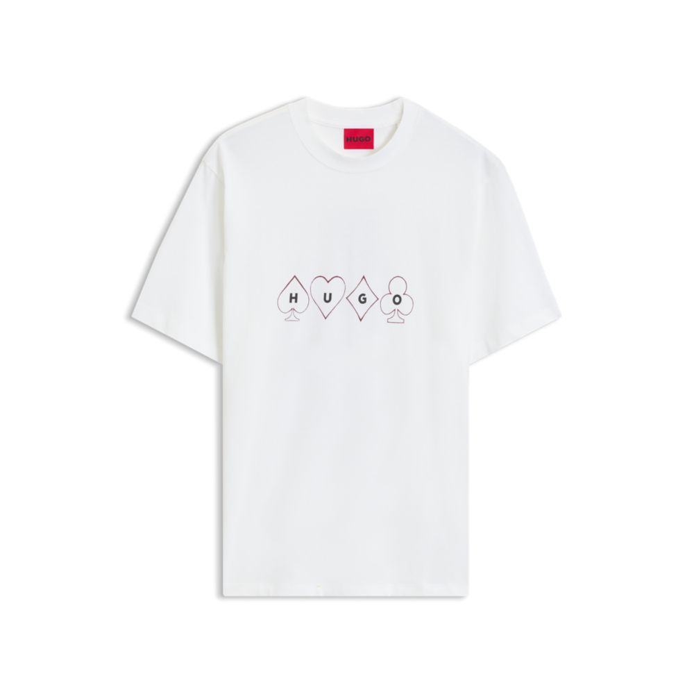 Camiseta de algodón con estampado