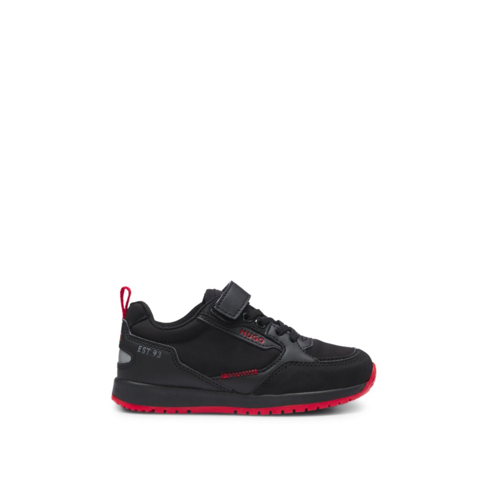 Tenis infantil de efecto cuero