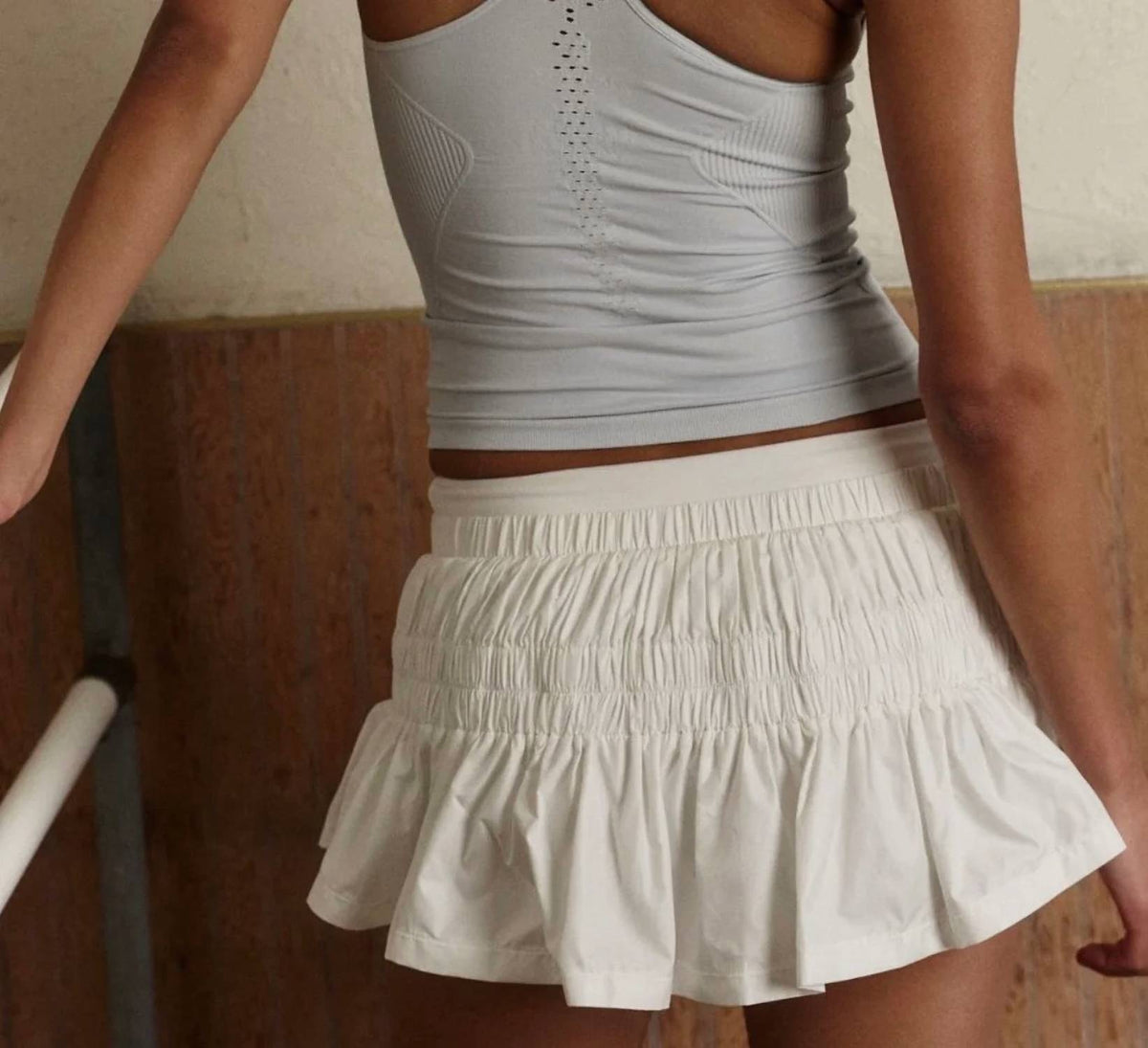 Falda pantalón color blanco