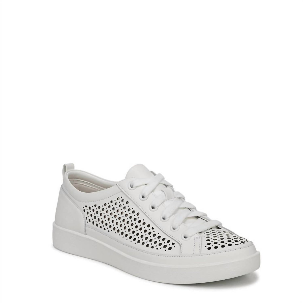 Tenis de mujer con cordones color blanco