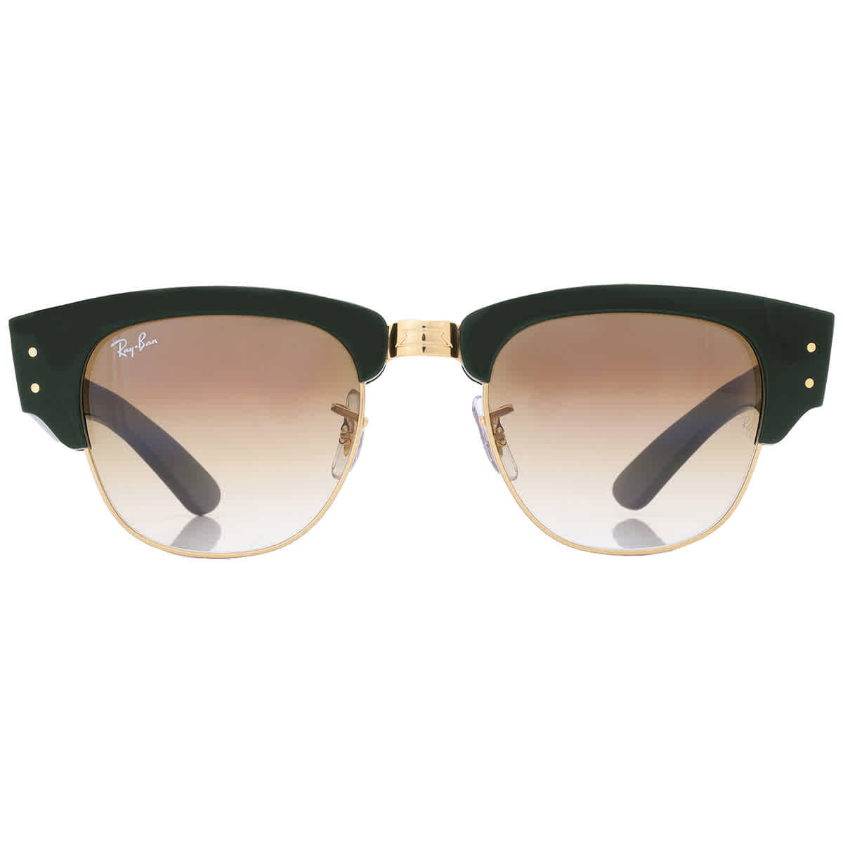 Gafas de sol unisex de montura cuadrada color café