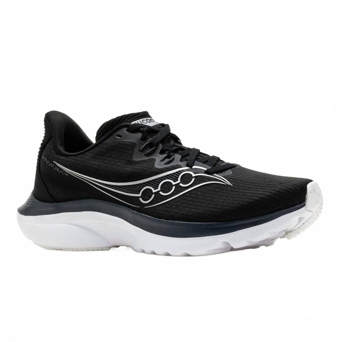 Tenis para correr de hombre color negro y blanco