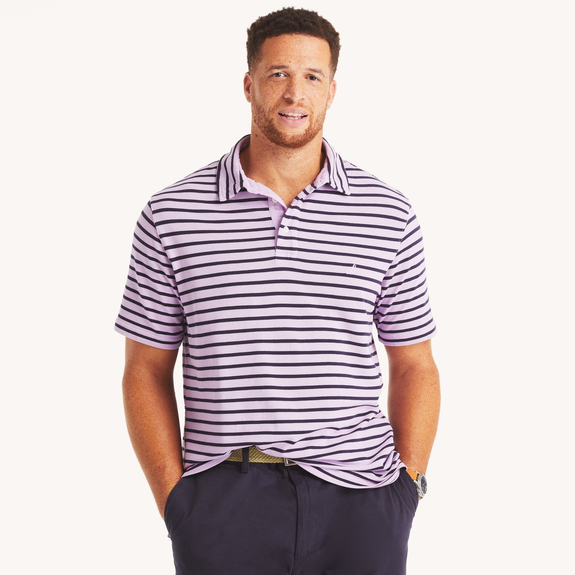 Polo de hombre a rayas