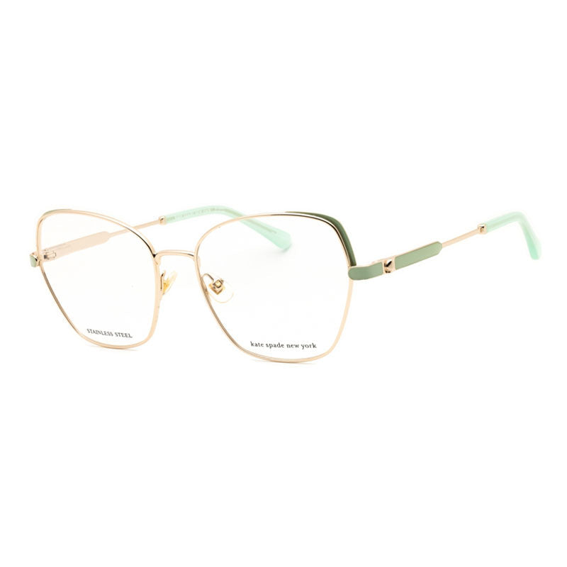 Gafas 54 mm color verde y dorado