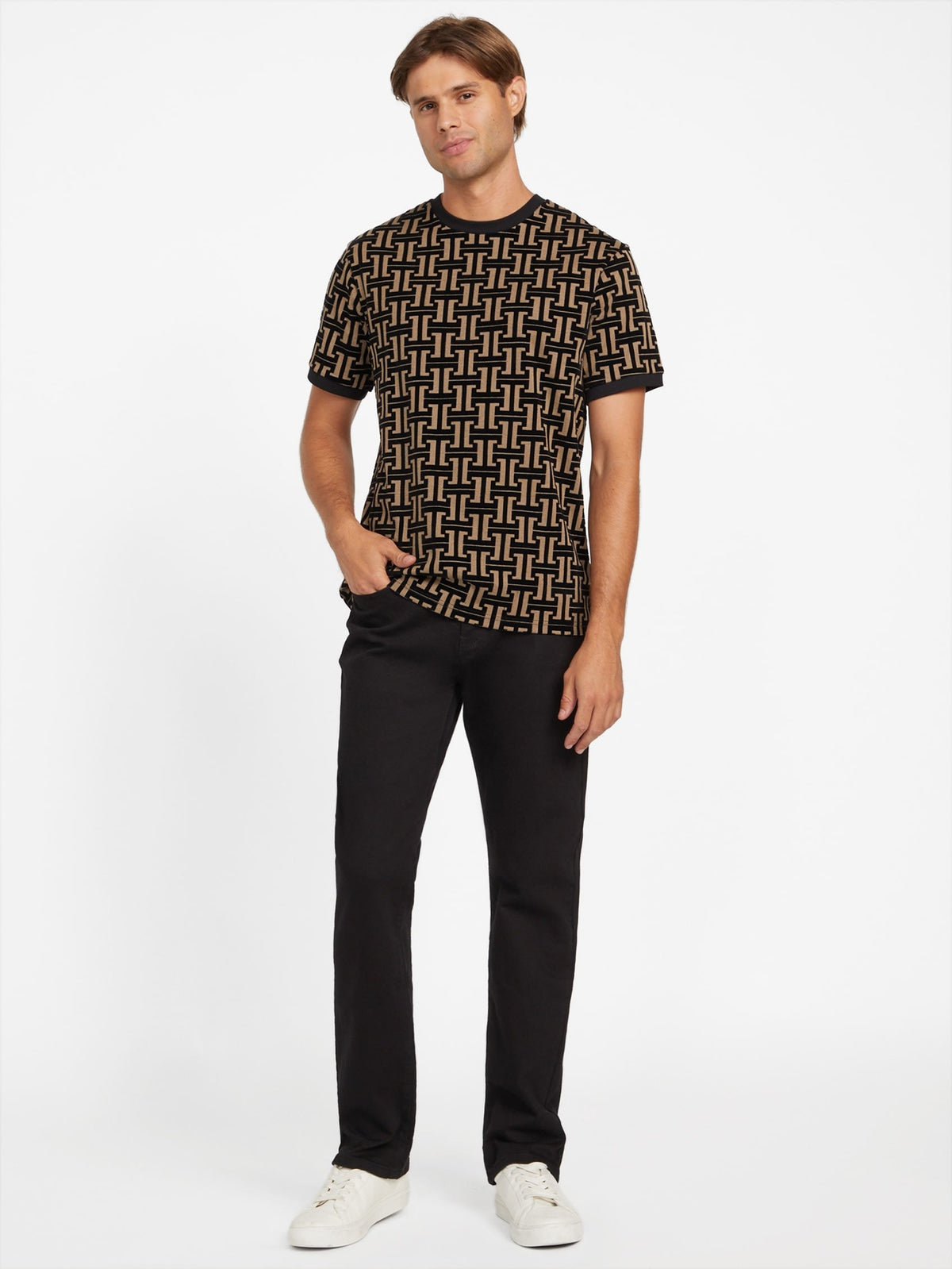 Camiseta con cuello redondo