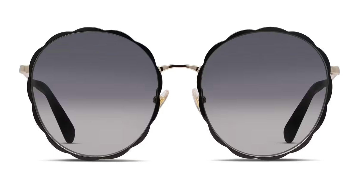 Gafas de sol de mujer color negro y dorado