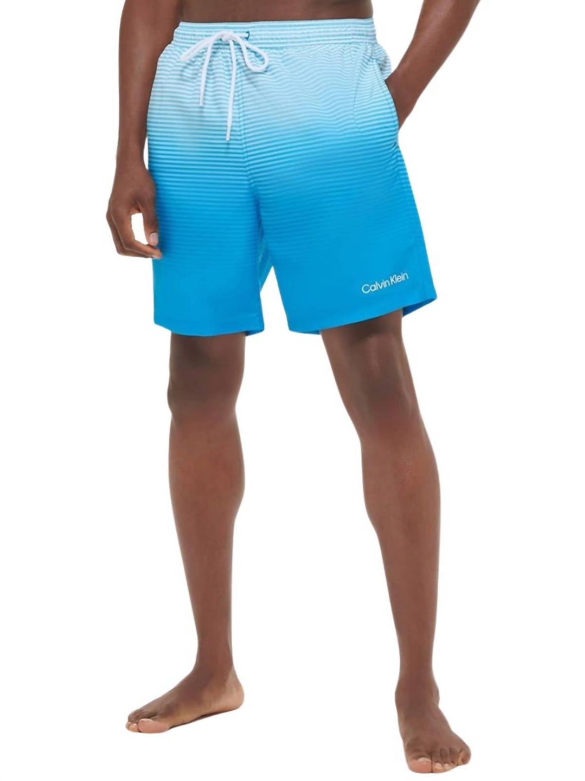 Pantaloneta de baño de hombre color azul