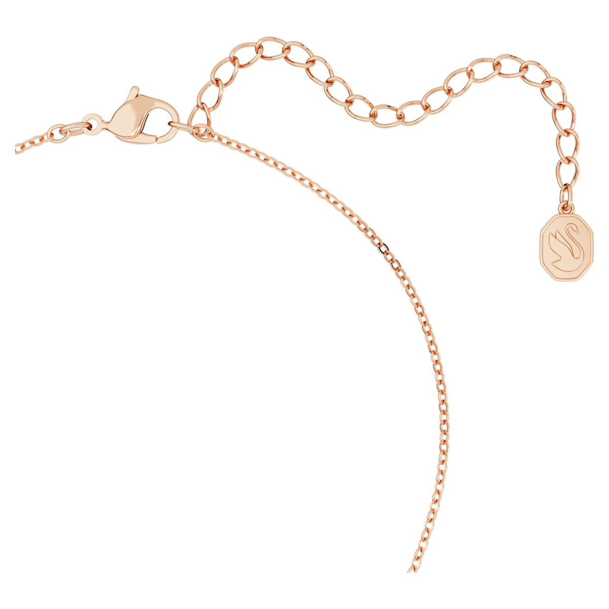Set de joyería color oro rosa y blanco