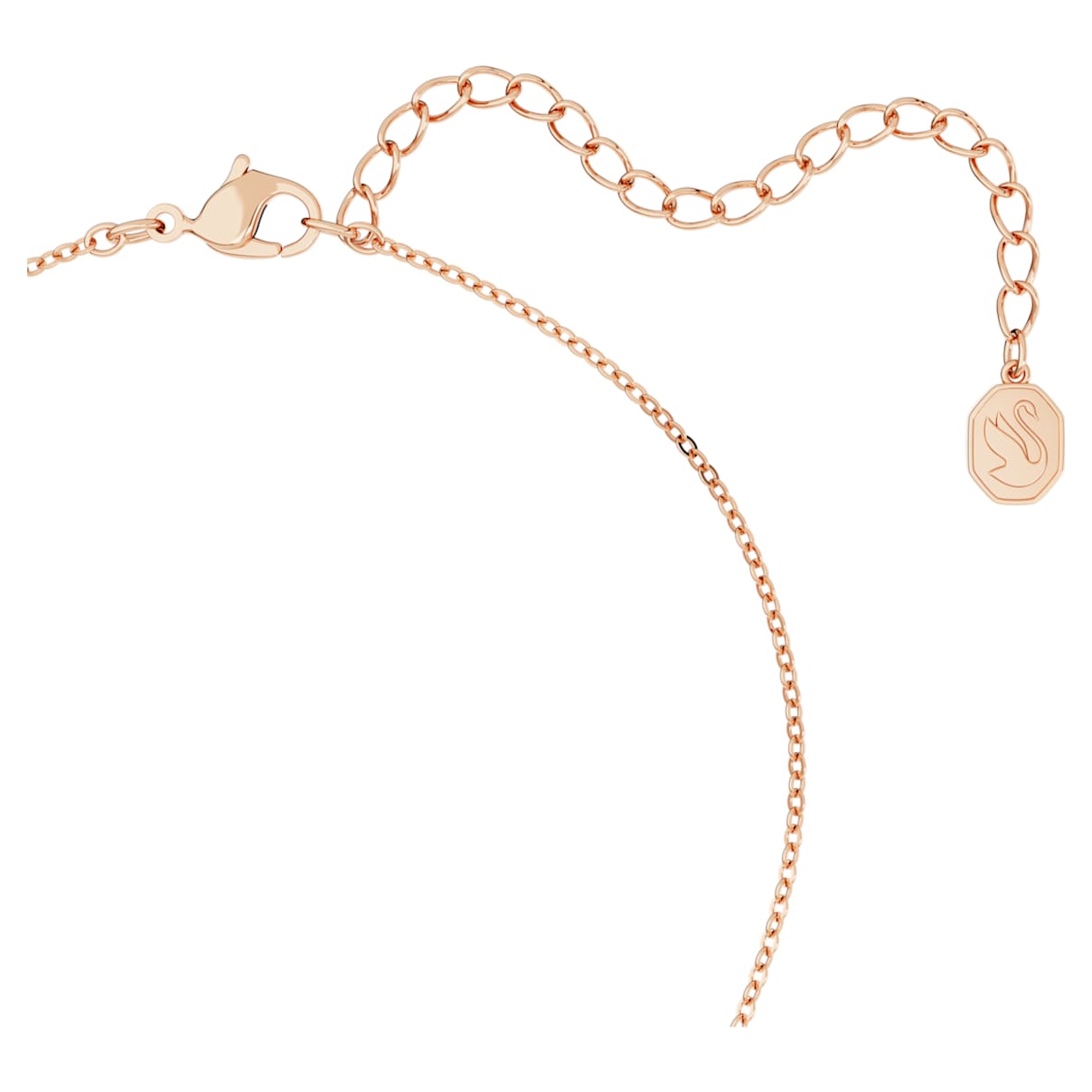 Set de joyería color oro rosa y blanco
