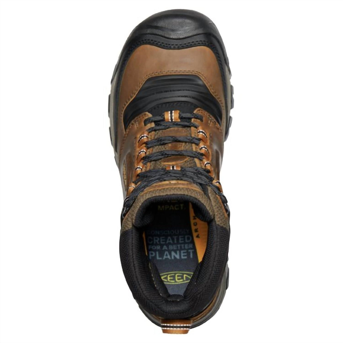 Botas de hombre impermeables color café
