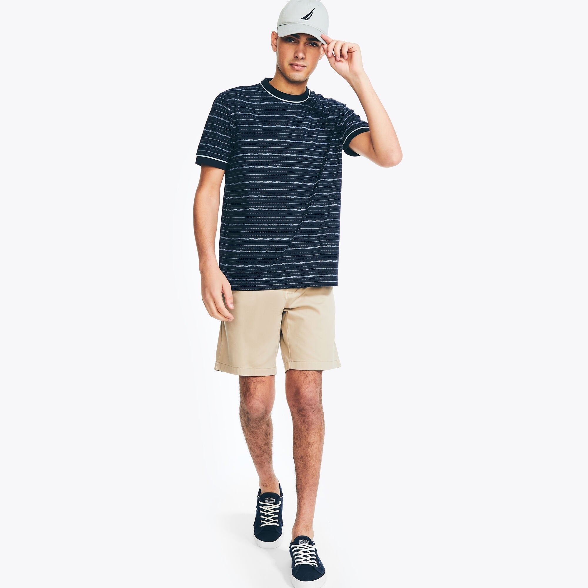 Camiseta de hombre a rayas