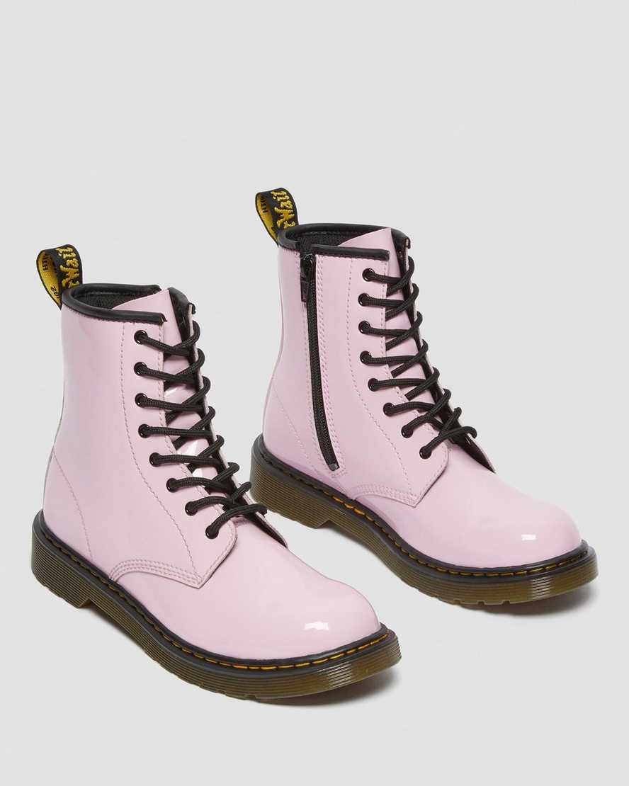 Botas infantil de cuero con cordones