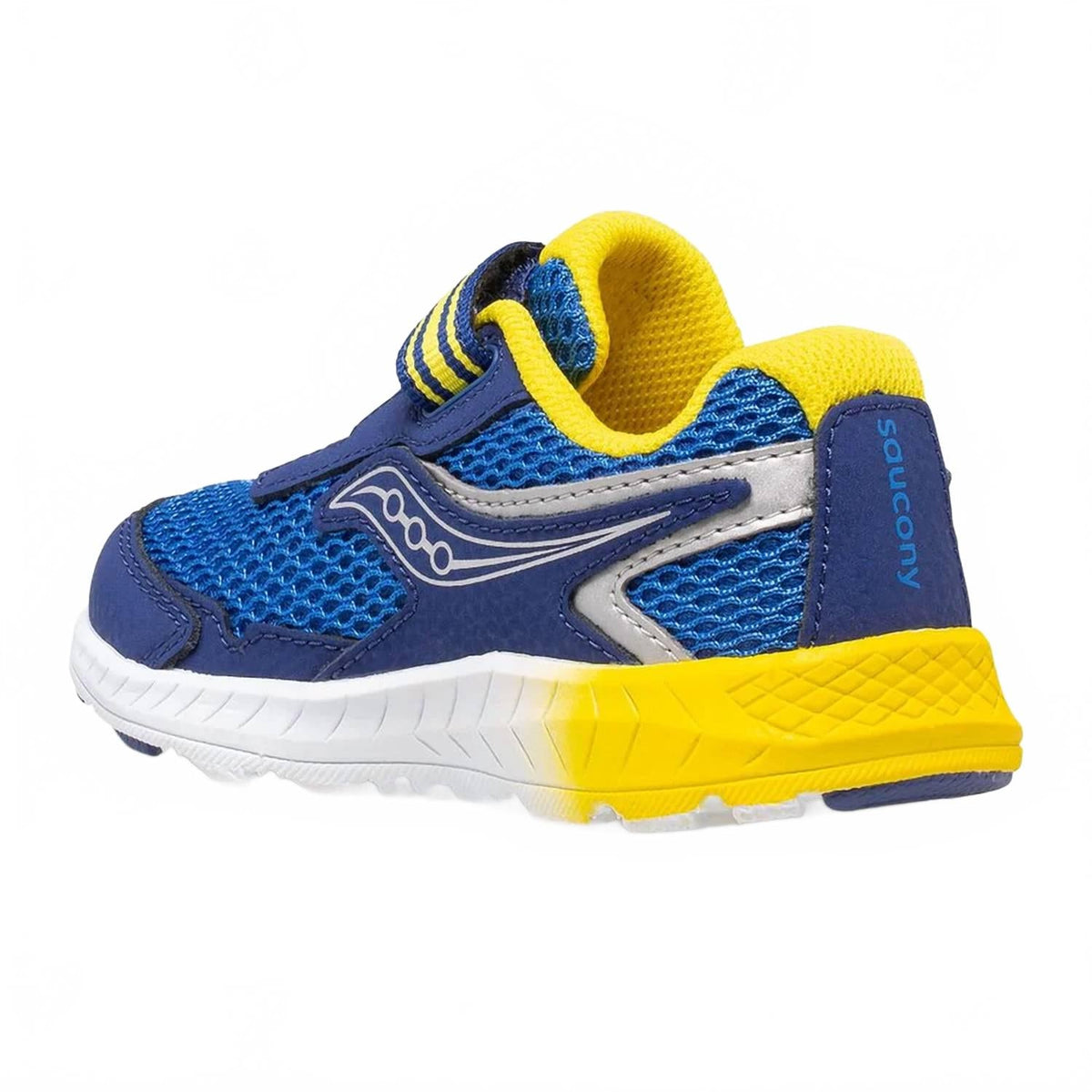 Tenis para niño color azul y amarillo