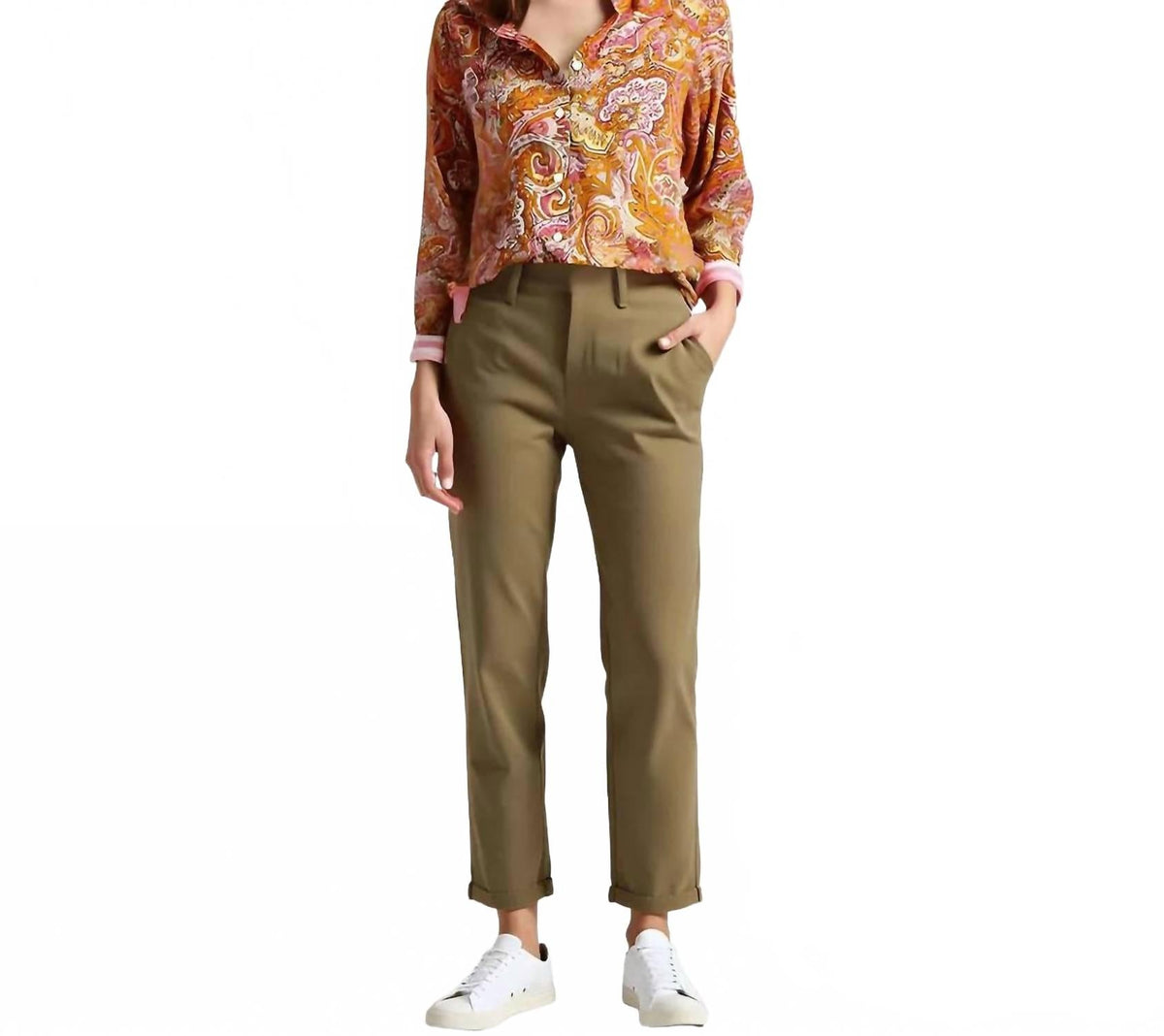 Camisa color naranja
