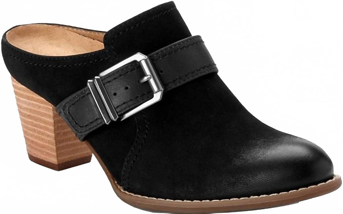 Zapatos destalonados de mujer color negro