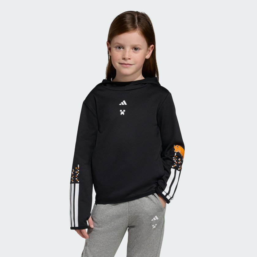 Buzo con capucha infantil a rayas