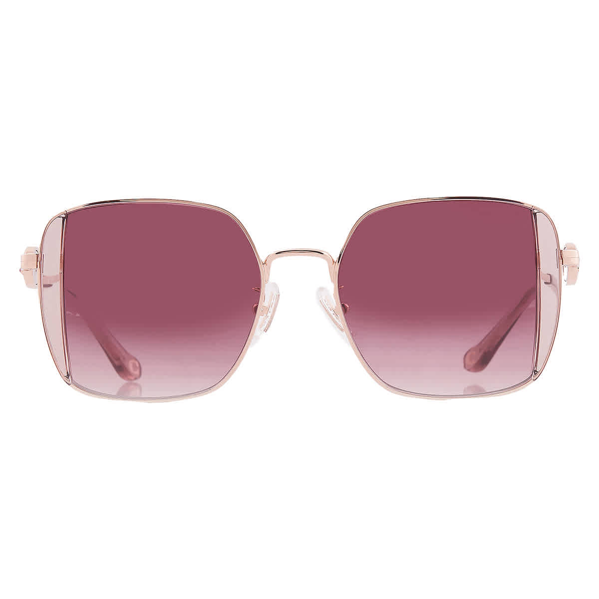 Gafas de sol de mujer de montura cuadrada color rojo