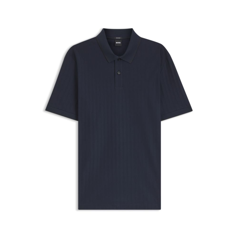Polo de algodón a rayas