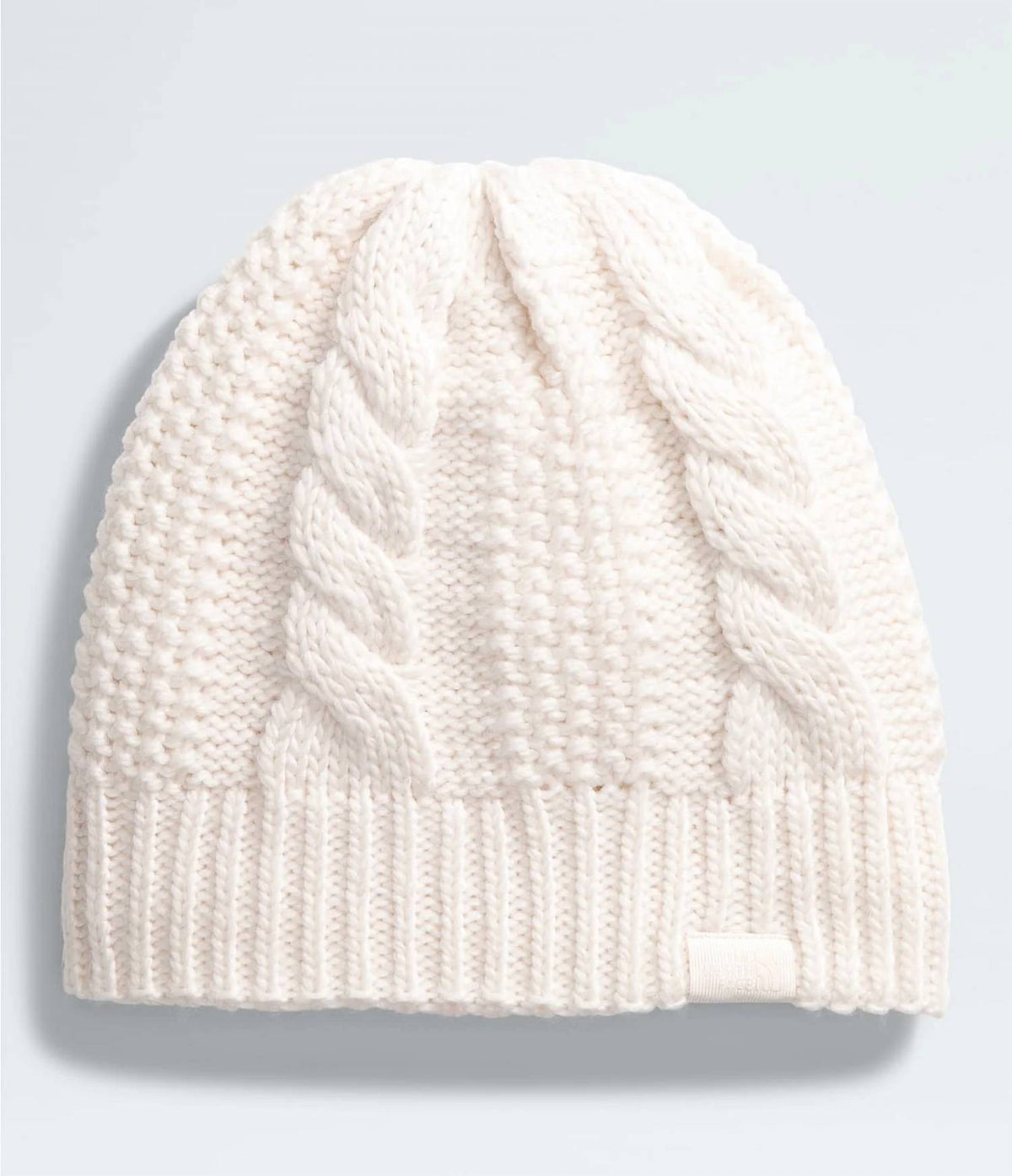 Gorro tejido de mujer color blanco