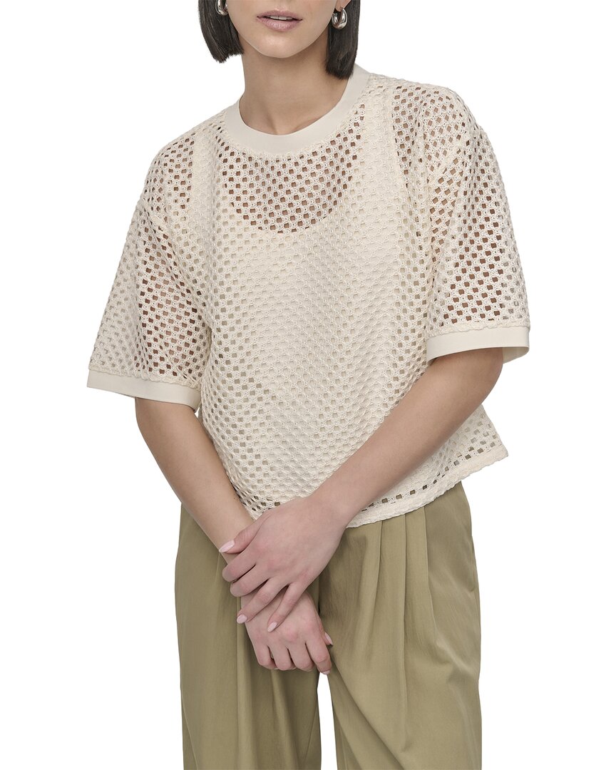 DKNY Top Tejido Crochet