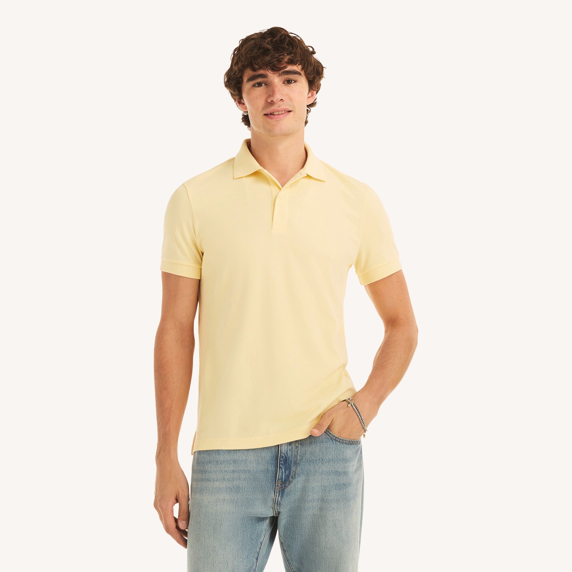 Polo de hombre de corte ajustado
