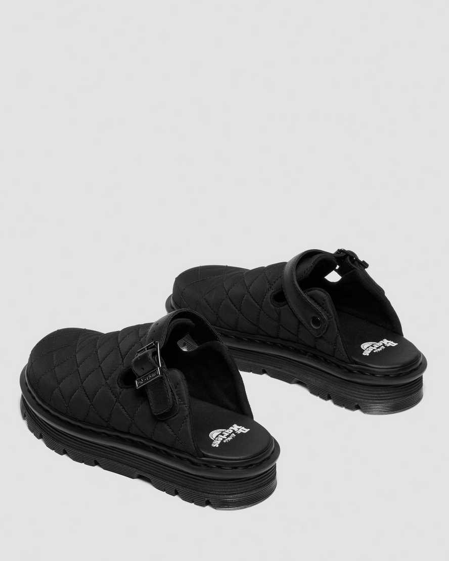 Zapatos destalonados de lona con plataforma
