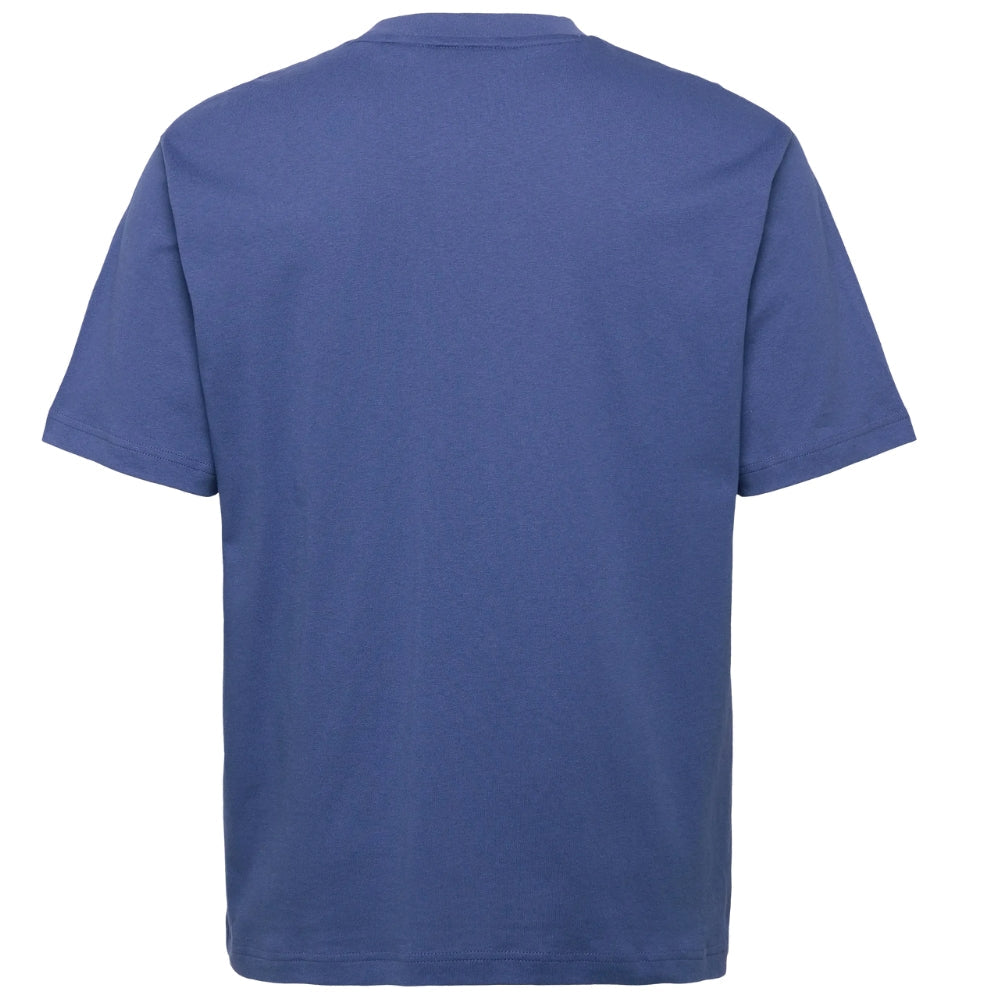 Camiseta de hombre de manga corta con estampado color azul