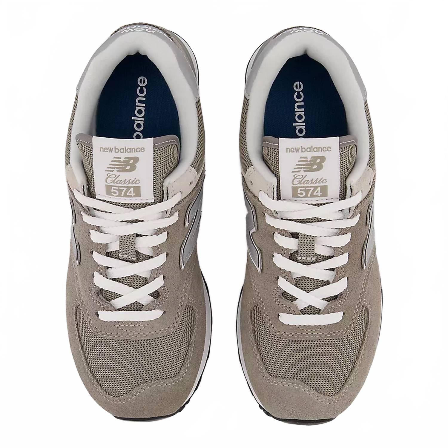 Tenis de mujer color blanco y gris