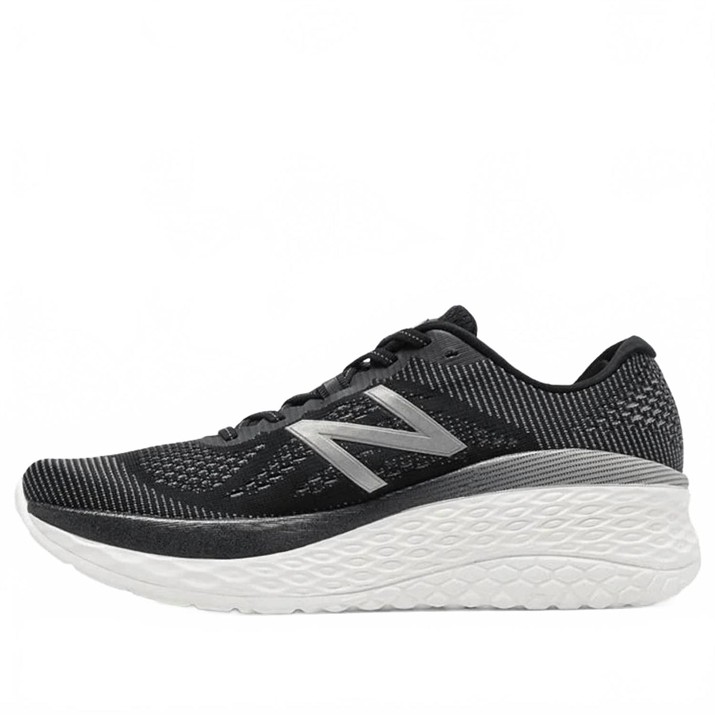 Tenis para correr de hombre color negro y blanco