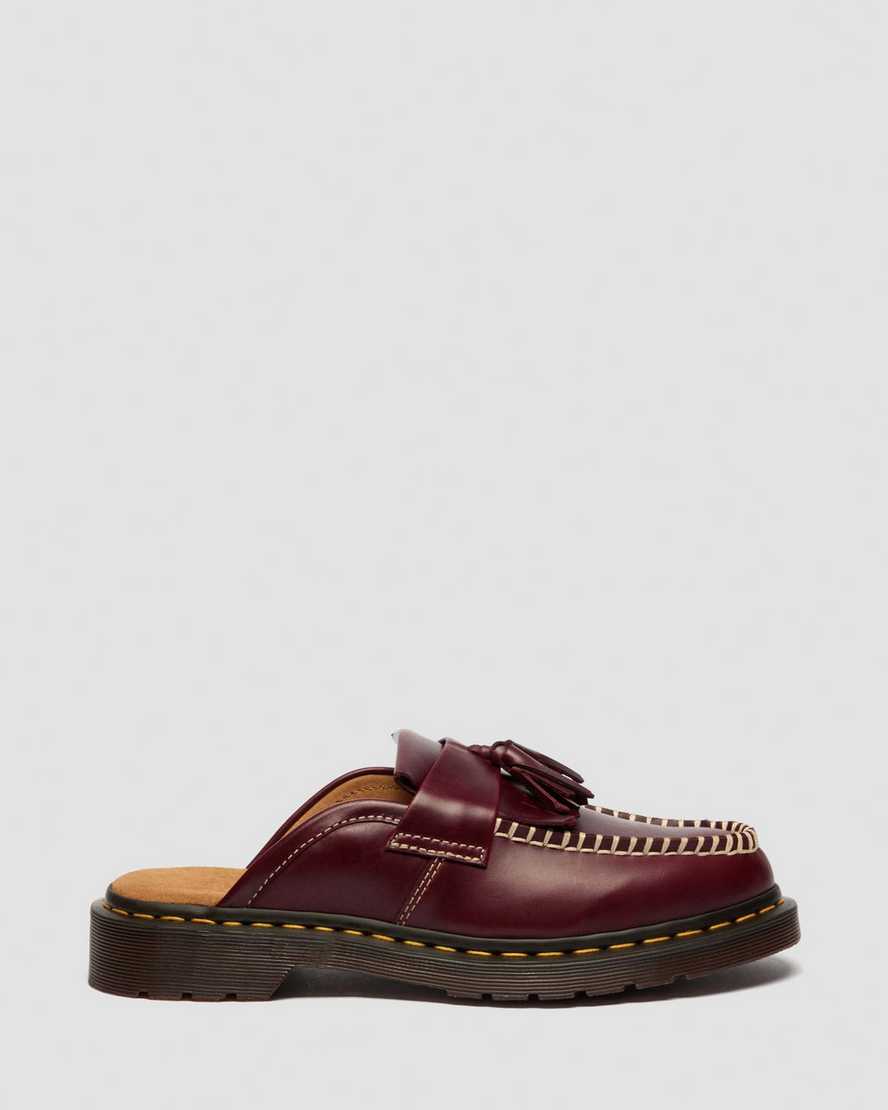 Zapatos destalonados de cuero