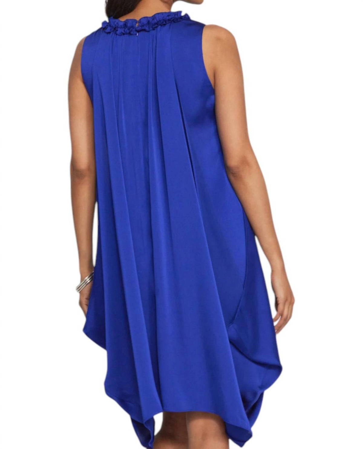 Vestido sin mangas color azul