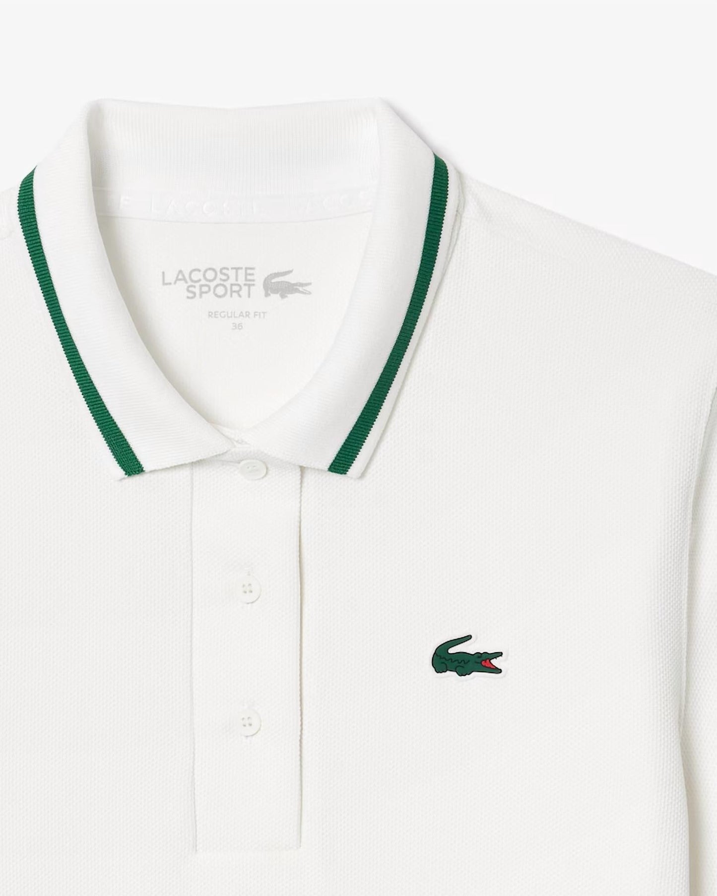 Polo a rayas color blanco