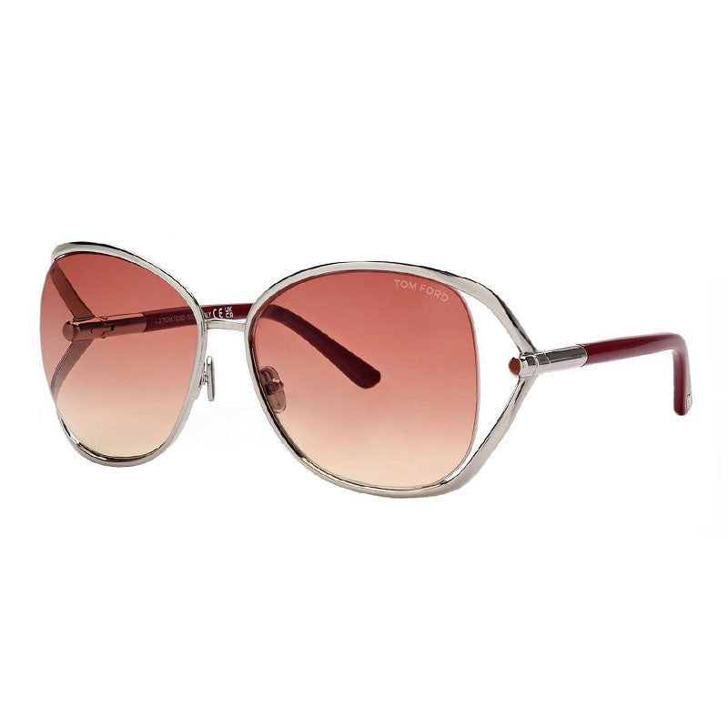 Gafas color vinotinto