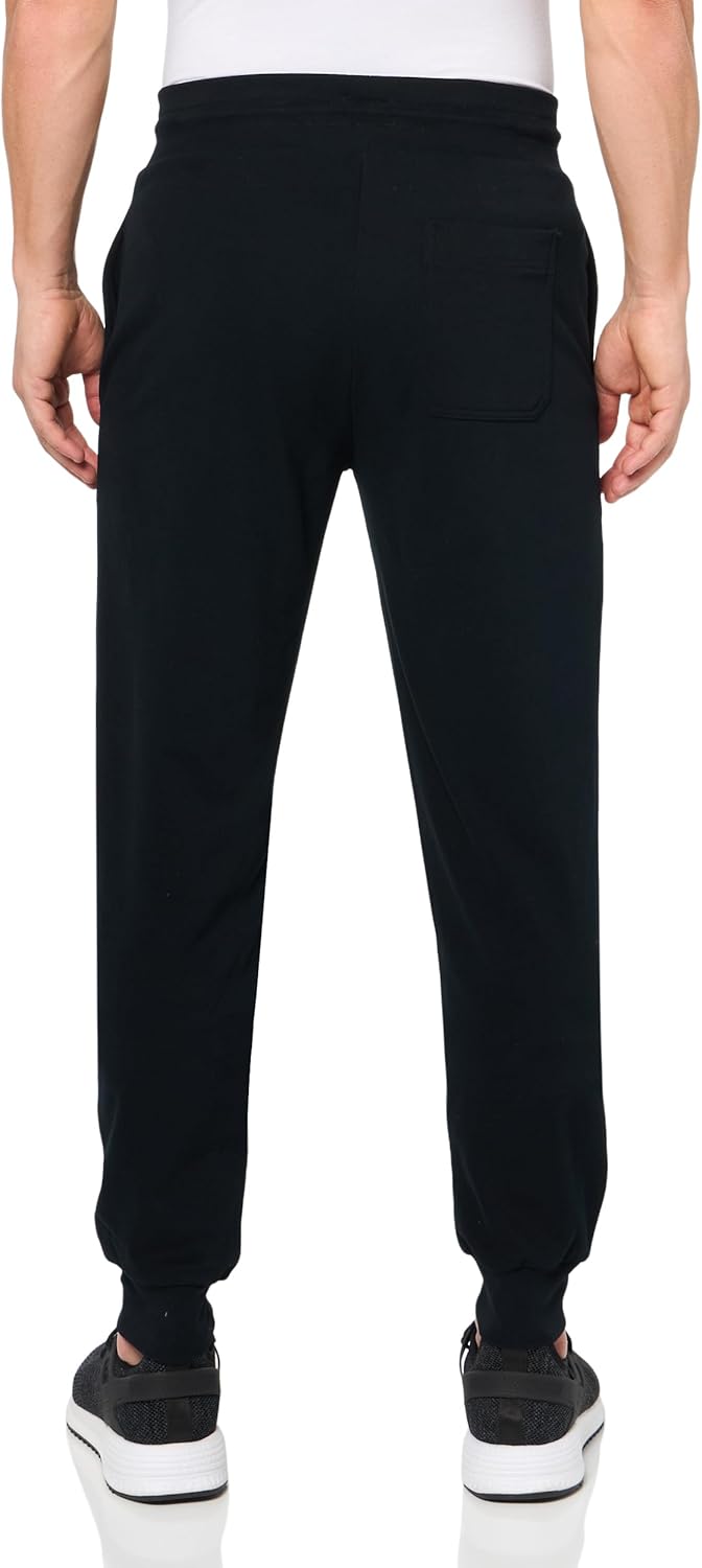 Pantalón deportivo de hombre color negro y plateado