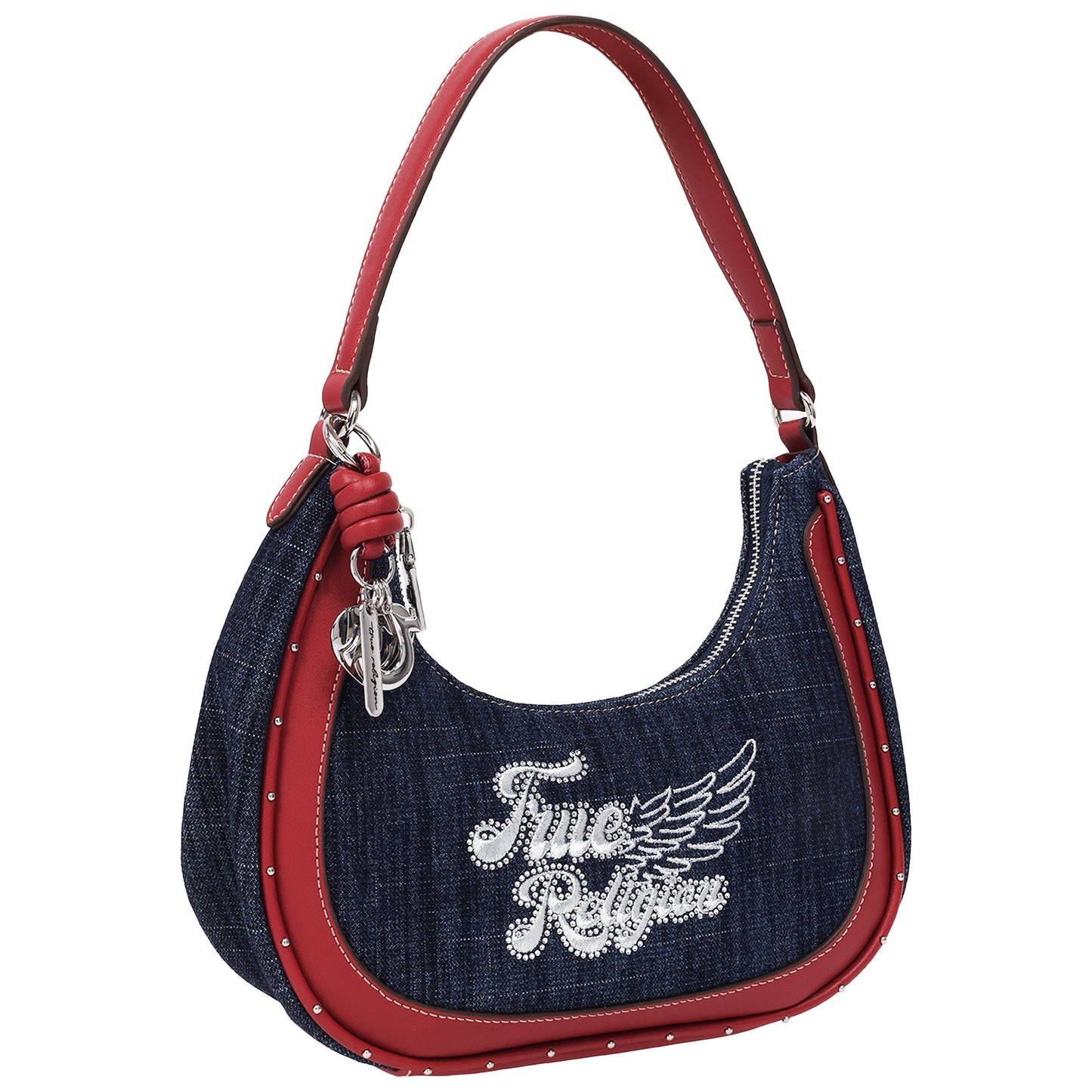 Bolso de mezclilla color rojo