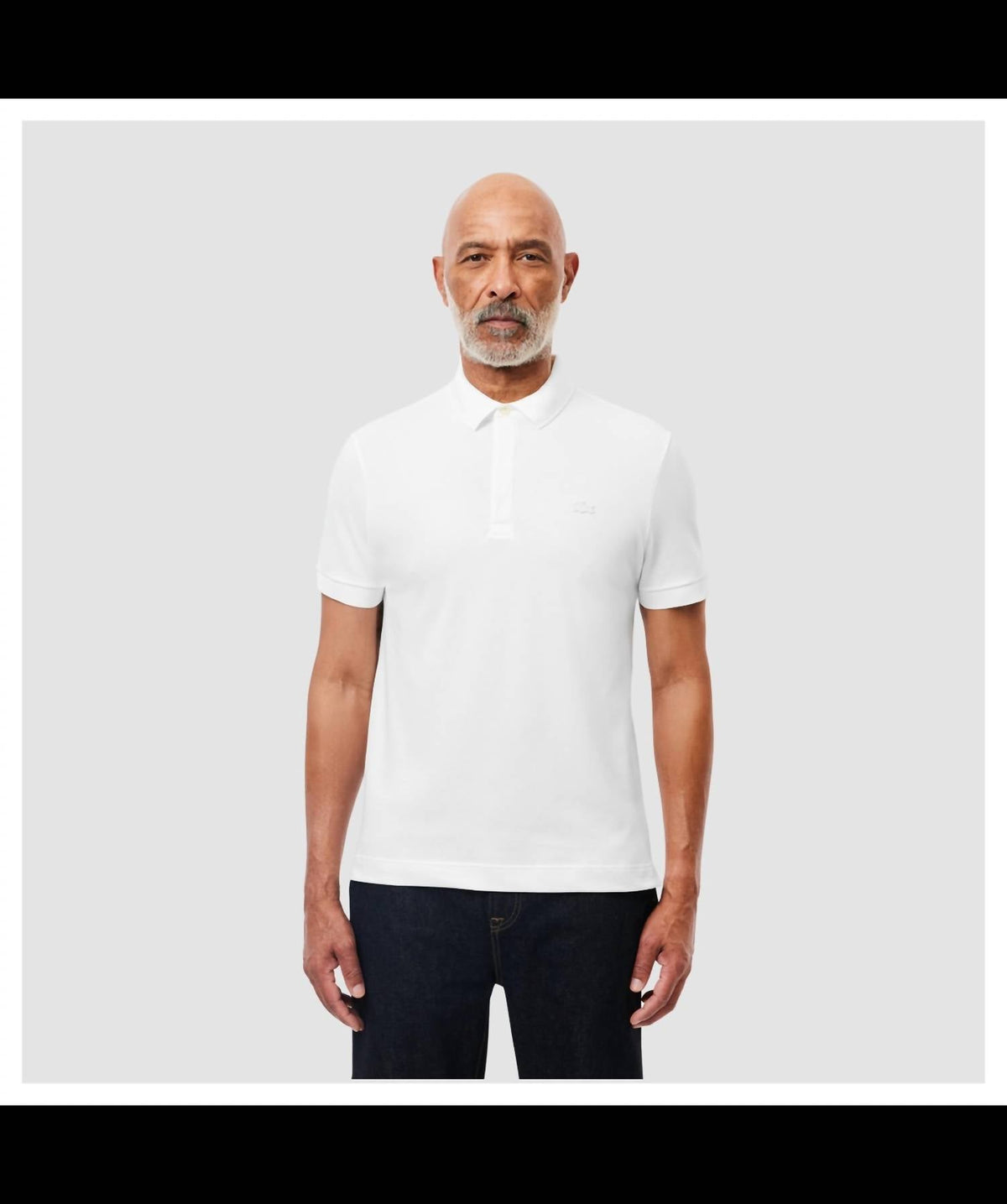 Polo de hombre color blanco